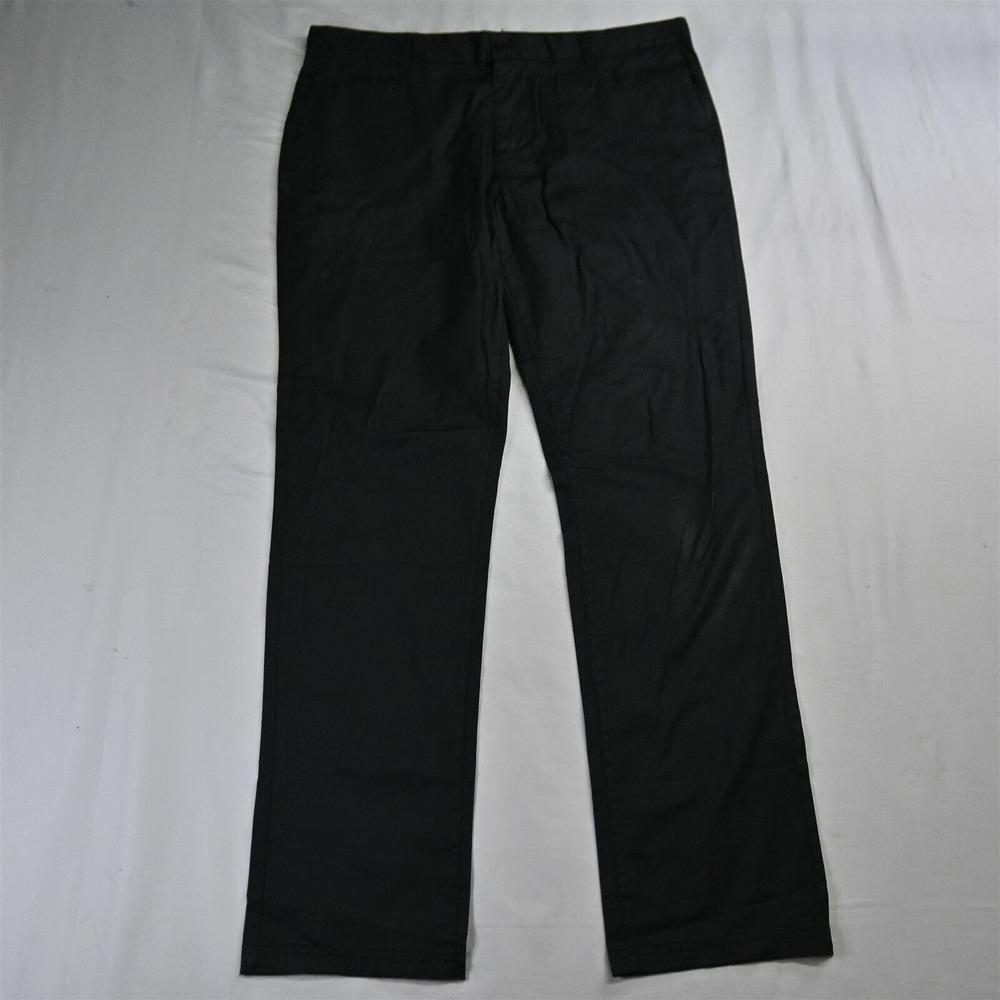 Five Four 36 x 34 Black Tech Water Repellent Stretch‎ Mens Dress Pants